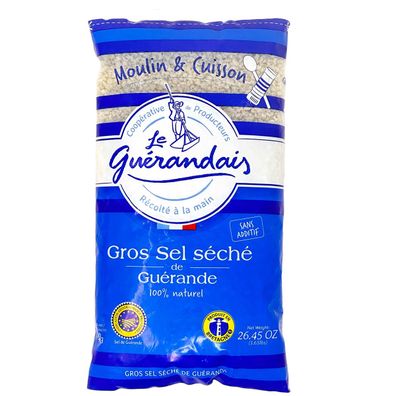 Grobes Meersalz Gros Sel de Guérande 750g - Natürliches Salzaroma aus der Bretagne