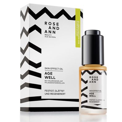 Rose and Ann Skin Effect Oil Age Well – Festigt, glättet und regeneriert