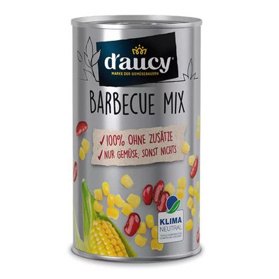 d'aucy Barbecue Mix 100% ohne Salz und Zuckerzusatz, klimaneutral, 285g Dose