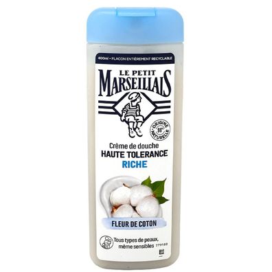 Le Petit Marseillais Duschcreme 400 ml – Sanfte Pflege mit Baumwollblüten