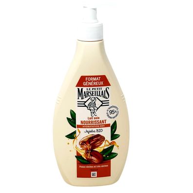 Le Petit Marseillais Body Lotion Jojoba – Nährende Pflegemilch für weiche Haut, 400ml