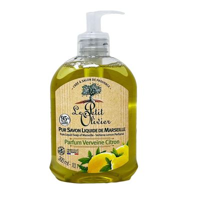 Le Petit Olivier Pur Savon Liquide de Marseille Verveine Citron – natürliche Pflege