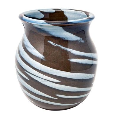 Exotischer Chic: Stilvolle Zebra-Vase – Ihr Highlight für moderne elegante Dekoration