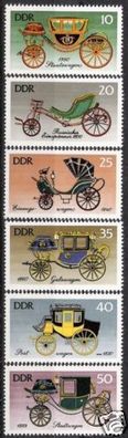 DDR Nr.2147/52 * * Historische Kutschen 1976, postfrisch
