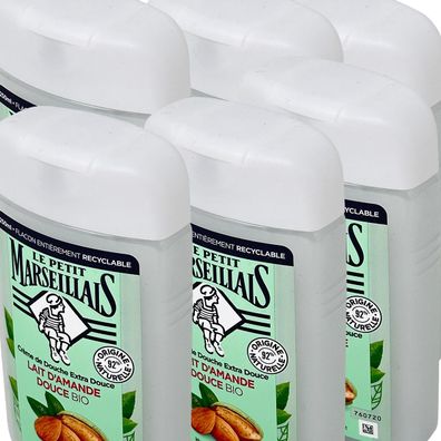 Le Petit Marseillais Duschgel Mandelmilch 6x250ml – Sanfte Pflege natürlicher Frische