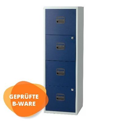 Bisley Home PFA Hängeregistraturschrank 4 Schubladen mit Muldengriff