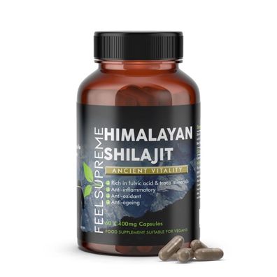 Feel Supreme Himalaya-Shilajit – 80+ Mineralien für natürliche Unterstützung