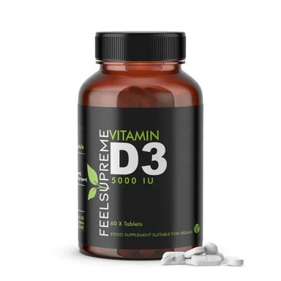 Feel Supreme Vitamin D3 5000iu – Natürliche Unterstützung für Ihr Wohlbefinden