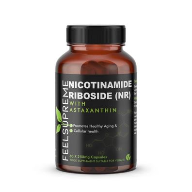 Feel Supreme NAD+ Booster – Nicotinamid-Ribosid & Astaxanthin, 60 Kapseln