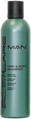 Super Brillant Care Man Hair & Body Shampoo 250ml