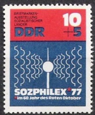 DDR Nr.2170 * * Briefmarkenausstellung Sozphilex '77 1976, postfrisch