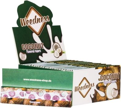 Weedness Long-Paper mit Geschmack King Size Coconut - Bunte Papers Long