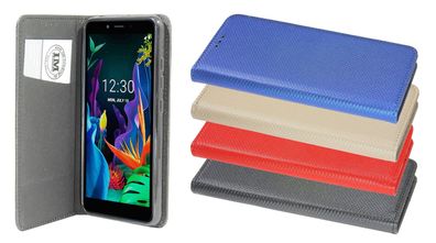 cofi1453® Buch Tasche "Smart" kompatibel mit LG K20 (2019) Handy Hülle Etui Brieft