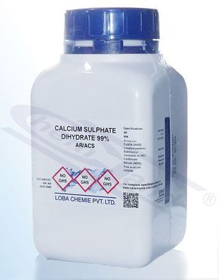 Calciumsulfat 2 Hydrat 99% Loba AR/ACS Op.500 g