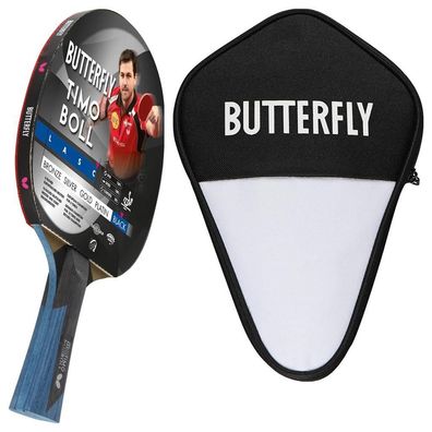 Butterfly 1x Timo Boll Black 85031 Tischtennisschläger + Tischtennishülle