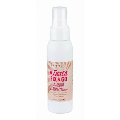 Rimmel London Lasting Finish Fix y Go 2 In 1 Primer and Setting Spray 100