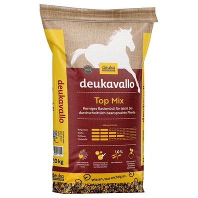 Deukavallo Top Mix 20 kg Kerniges Basismüsli Pferdefutter