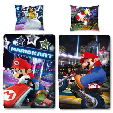 Super Mario Kart Bettwäsche Linon / Renforcé