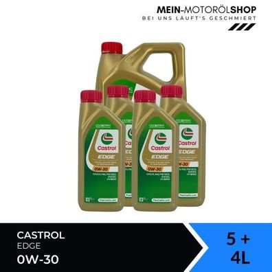 Castrol Edge 0W-30 5 + 4 Liter