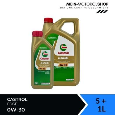 Castrol Edge 0W-30 5 + 1 Liter