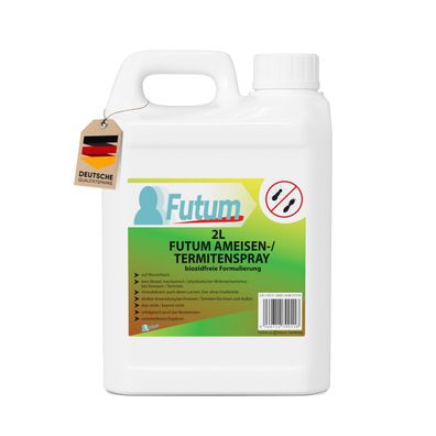 FUTUM 2L Ameisenspray / Termitenspray Ameisen bekämpfen abwehren Insektenspray