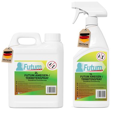 FUTUM 2L + 1L Ameisenspray / Termitenspray Ameisen bekämpfen abwehren