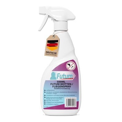 FUTUM 500ml Mottenspray / Fliegenspray Motten bekämpfen Fliegen Abwehr