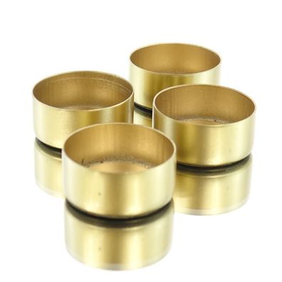 GASPER Teelichthalter Cups Goldfarben magnetisch Ø 4 cm 4er Pack - Metall