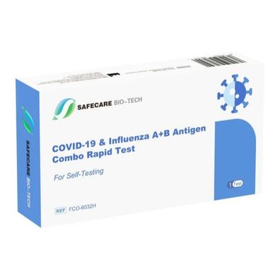 Safecare Covid19 & Influenza A+B Antigentest mit BfArM Zulassung | 1 Test