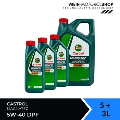 Castrol Magnatec 5W-40 DPF 5 + 3 Liter