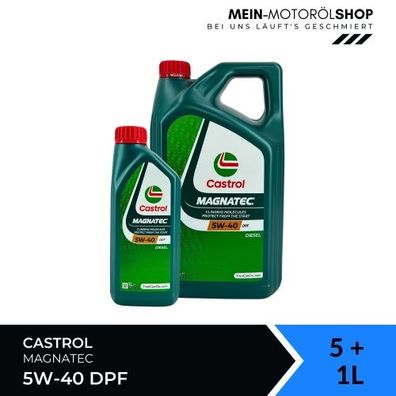 Castrol Magnatec 5W-40 DPF 5 + 1 Liter