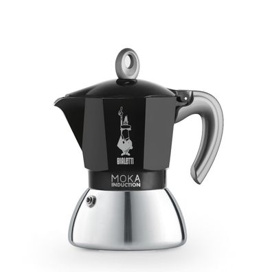 Bialetti Moka Induction Kaffeebereiter Espressokocher Edelstahl Moka Kanne