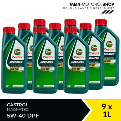 Castrol Magnatec Diesel 5W-40 DPF 9x1 Liter