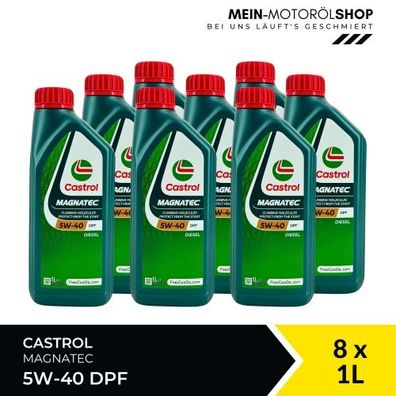 Castrol Magnatec Diesel 5W-40 DPF 8x1 Liter