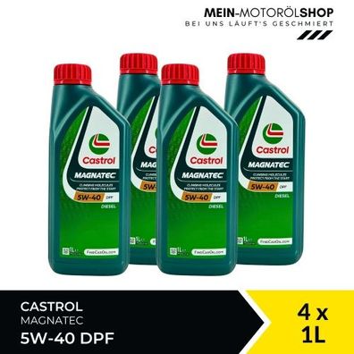 Castrol Magnatec Diesel 5W-40 DPF 4x1 Liter