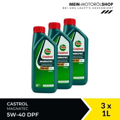 Castrol Magnatec Diesel 5W-40 DPF 3x1 Liter