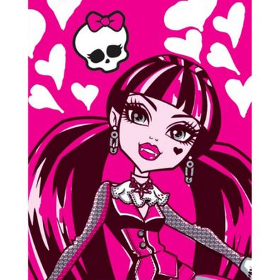 Monster High Kinder-Decke Beauty Draculaura 110x140 cm