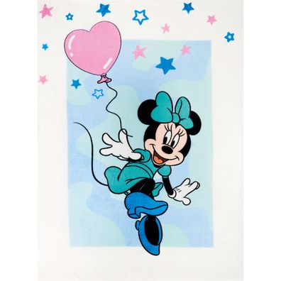 Minnie Mouse Decke Blau 130x170 cm