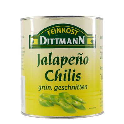 Feinkost Dittmann Jalapeño Chilis 2,8KG