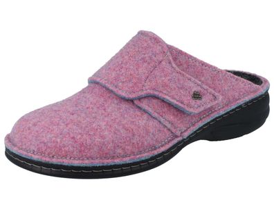 FINN Comfort Goms Damen Clogs Hausschuhe rosa barbarella Filz