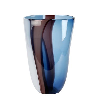 Lambert Manikpur Vase blau, erry, eiß H36 cm D23,5x17,5cm 17537