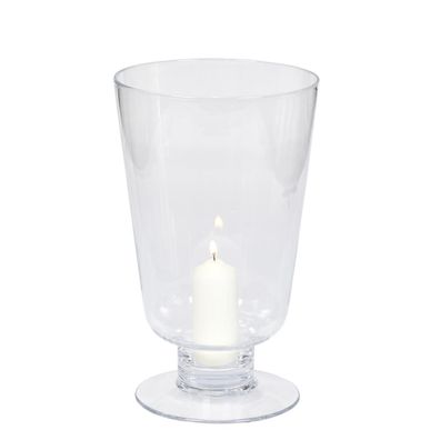 Lambert Gerona Windlicht/Vase Glas klar, H 36,5 cm, D 23 cm, für Kerze D 8 cm, H