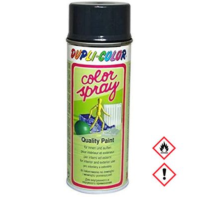 Dupli Color Color Spray Glänzend Schwarzgrau Schnelltrocknend 400ml