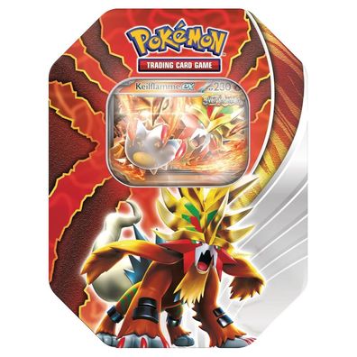 Tin Box Keilflamme | Pokemon | Sammel-Karten | Kollektion deutsch