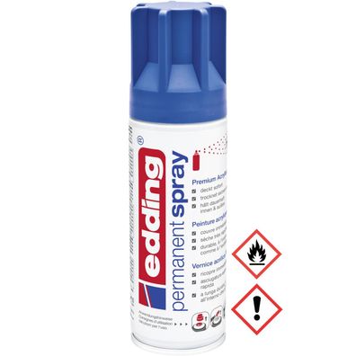 Edding Permanent Spray Premium Acryllack in enzianblau matt 200ml