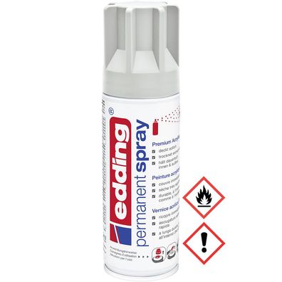 Edding Permanent Spray Premium Acryllack in lichtgrau matt 200ml