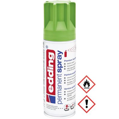 Edding Permanent Spray Premium Acryllack in gelbgrün matt 200ml