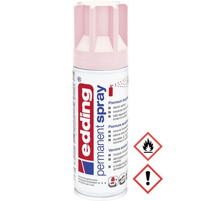 Edding Permanent Spray Premium Acryllack in pastellrosa matt 200ml