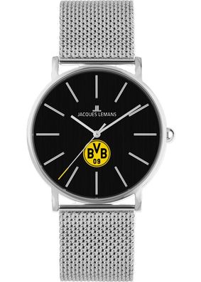 Jacques Lemans Armbanduhr > Edelstahl silbern analog Milanaise BVB-04