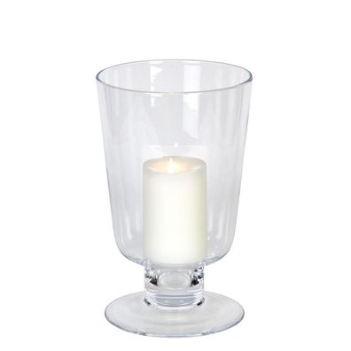 Lambert Gerona Windlicht/Vase Glas klar, H 31 cm, D 18 cm, für Kerze D 8 cm, H 14